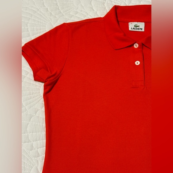 LaCoste Women's Regular Fit Soft Cotton Petit Piqué Polo - Picture 4 of 15